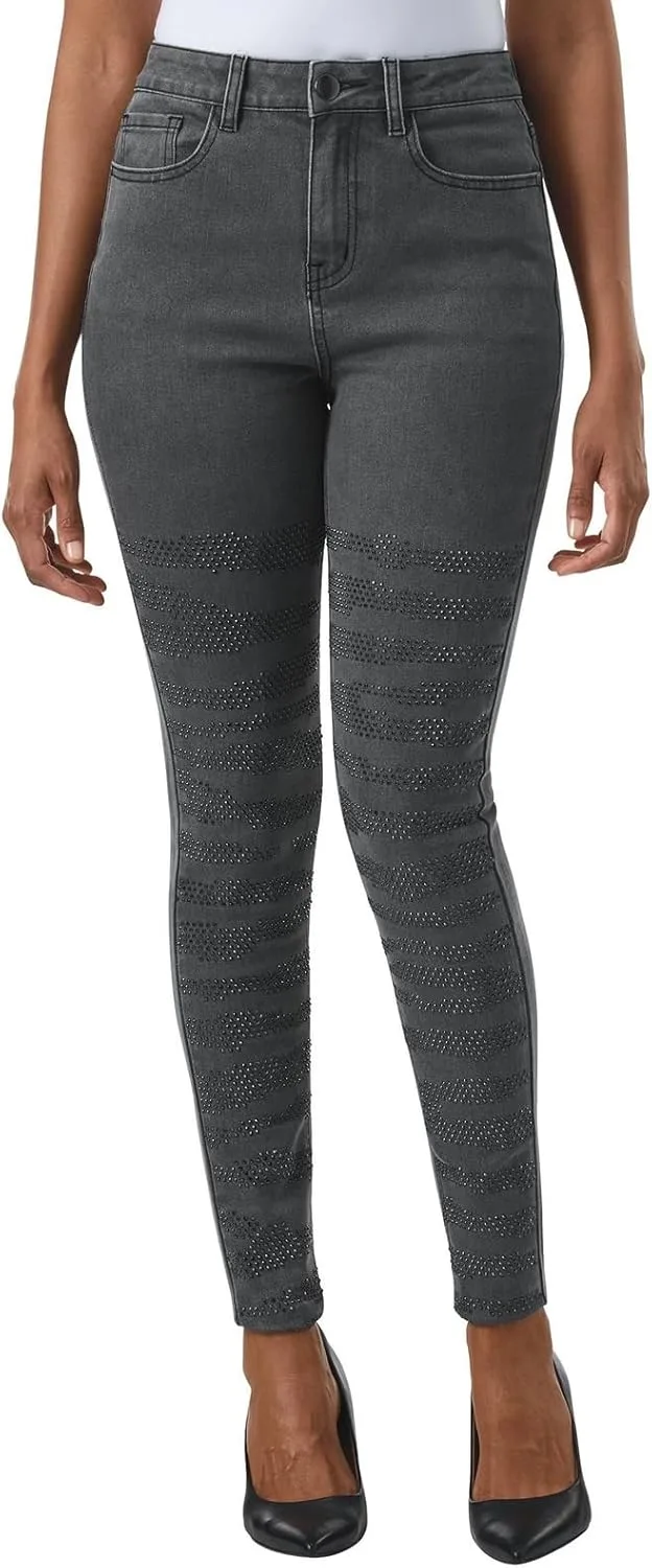 

Masseys Embellished High-Rise Skinny Jean