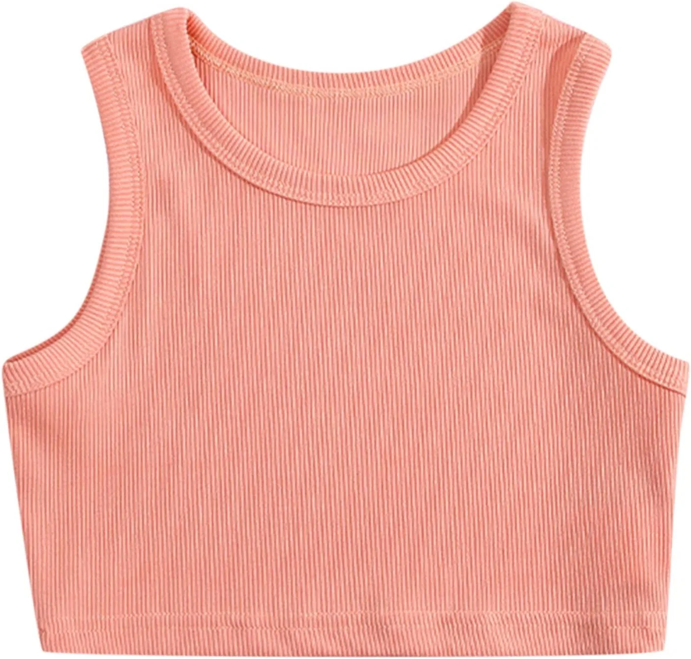 Детский топ майка Ribbed Crop, Generic, Pink