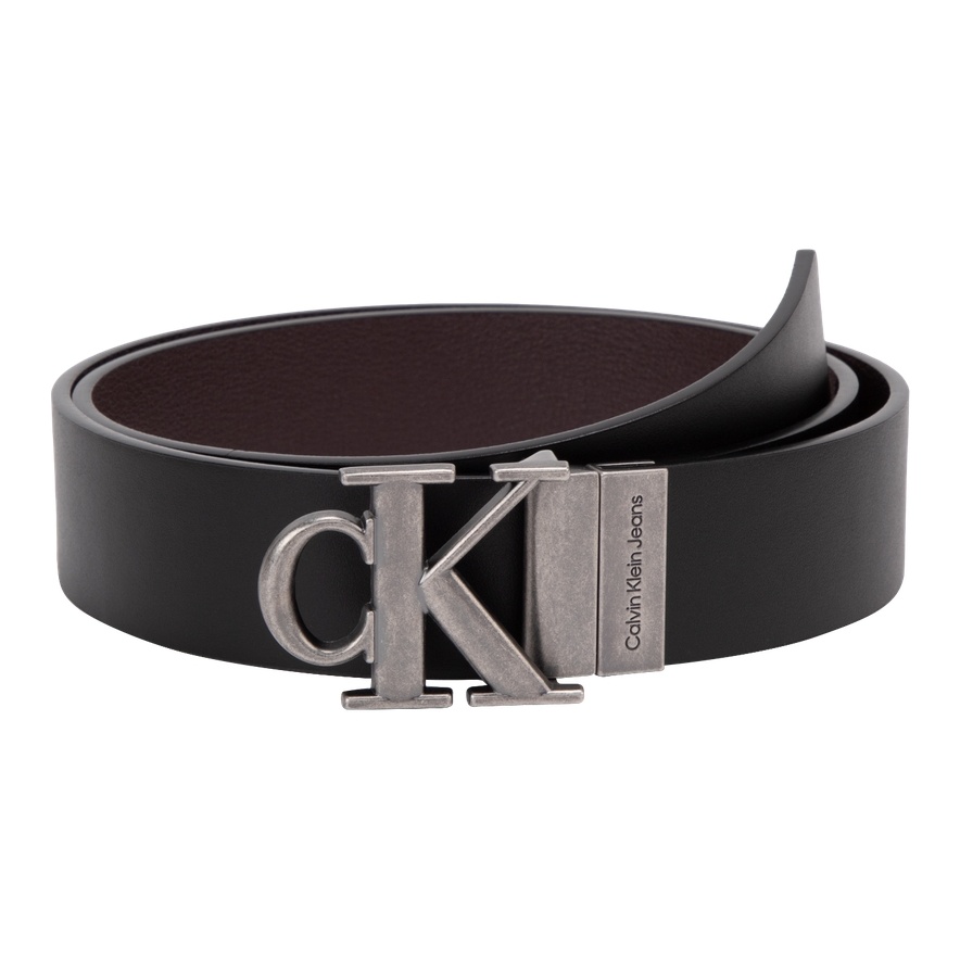 

Calvin Klein Мужской ремень из коровьей кожи Космический черный шириной 3.5 см, R2F-Space Black