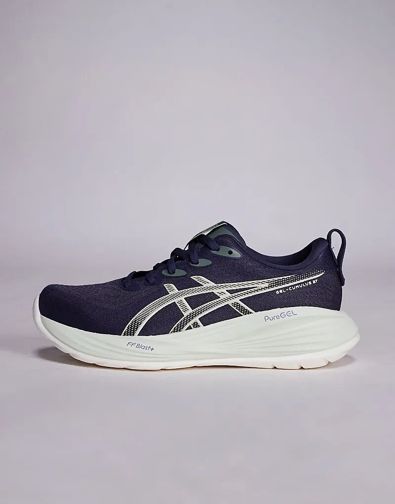 Кроссовки для бега Asics Gel-Cumulus 27 темно-синего цвета — фото 2