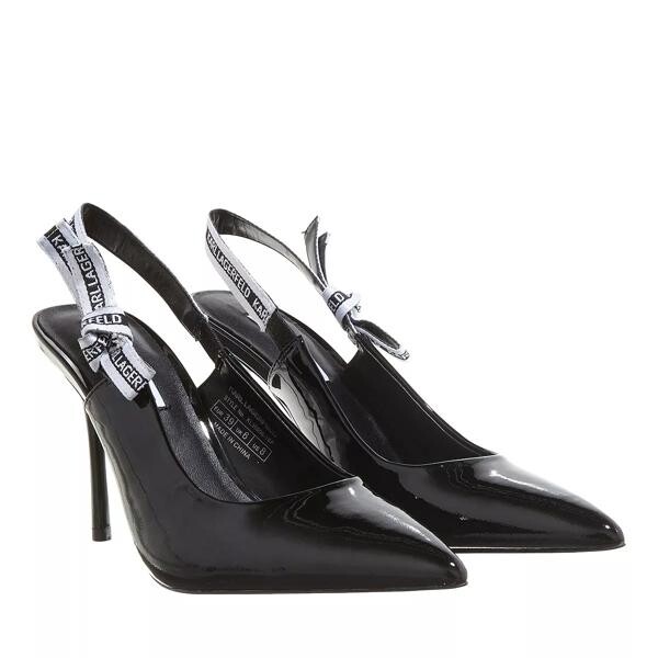 Туфли sarabande ribbon sling Karl Lagerfeld, черный