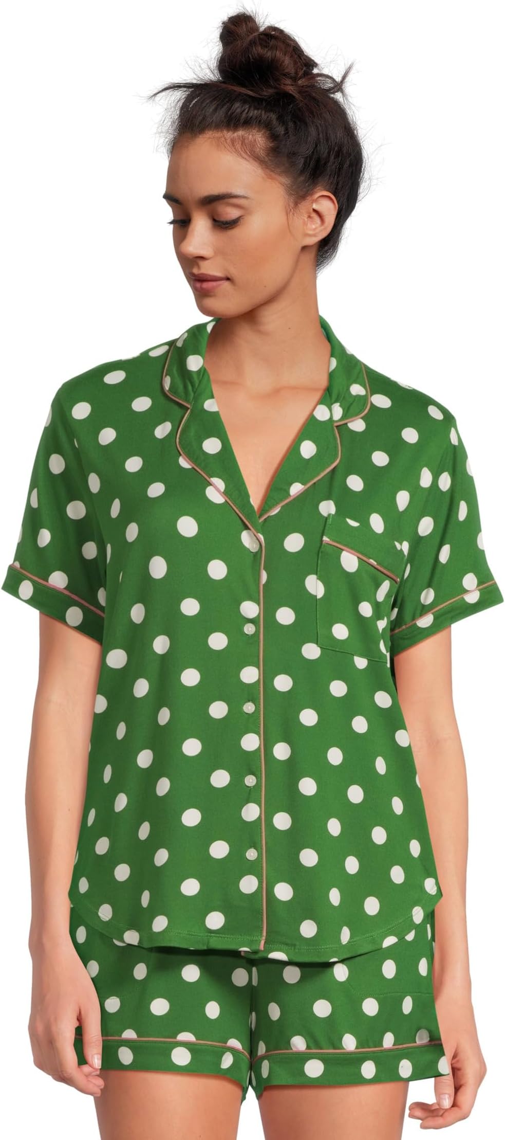 

Пижама Kate Spade New York Short Sleeve Notch Short PJ Set, цвет July Dot