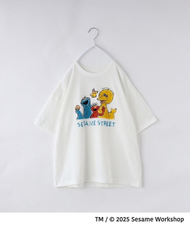 Футболка «Улица Сезам» / Связь «Родитель-ребенок» THE SHOP TK, Off-white(103)