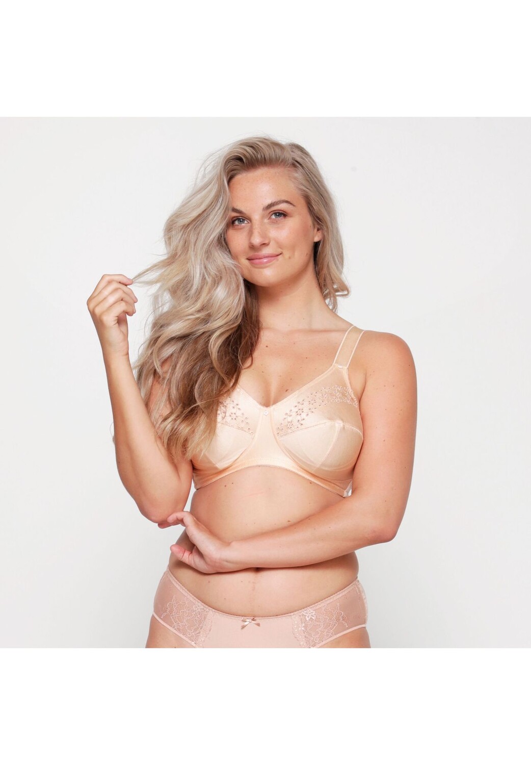 

Без бюстгальтера на косточках LINGADORE, цвет Blush