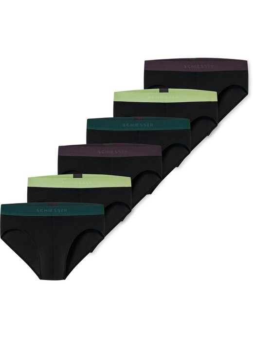 

Трусы rio 95/5 из органического хлопка. Schiesser, черный