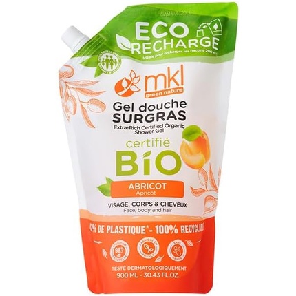 

Гель для душа Surgras Apricot Eco-Refill 900мл Mkl Green Nature