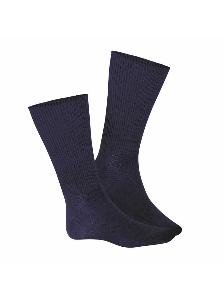 

Носки Relax Soft с манжетой, не сдавливающей мышцы, темно-синего меланжевого цвета. Hudson