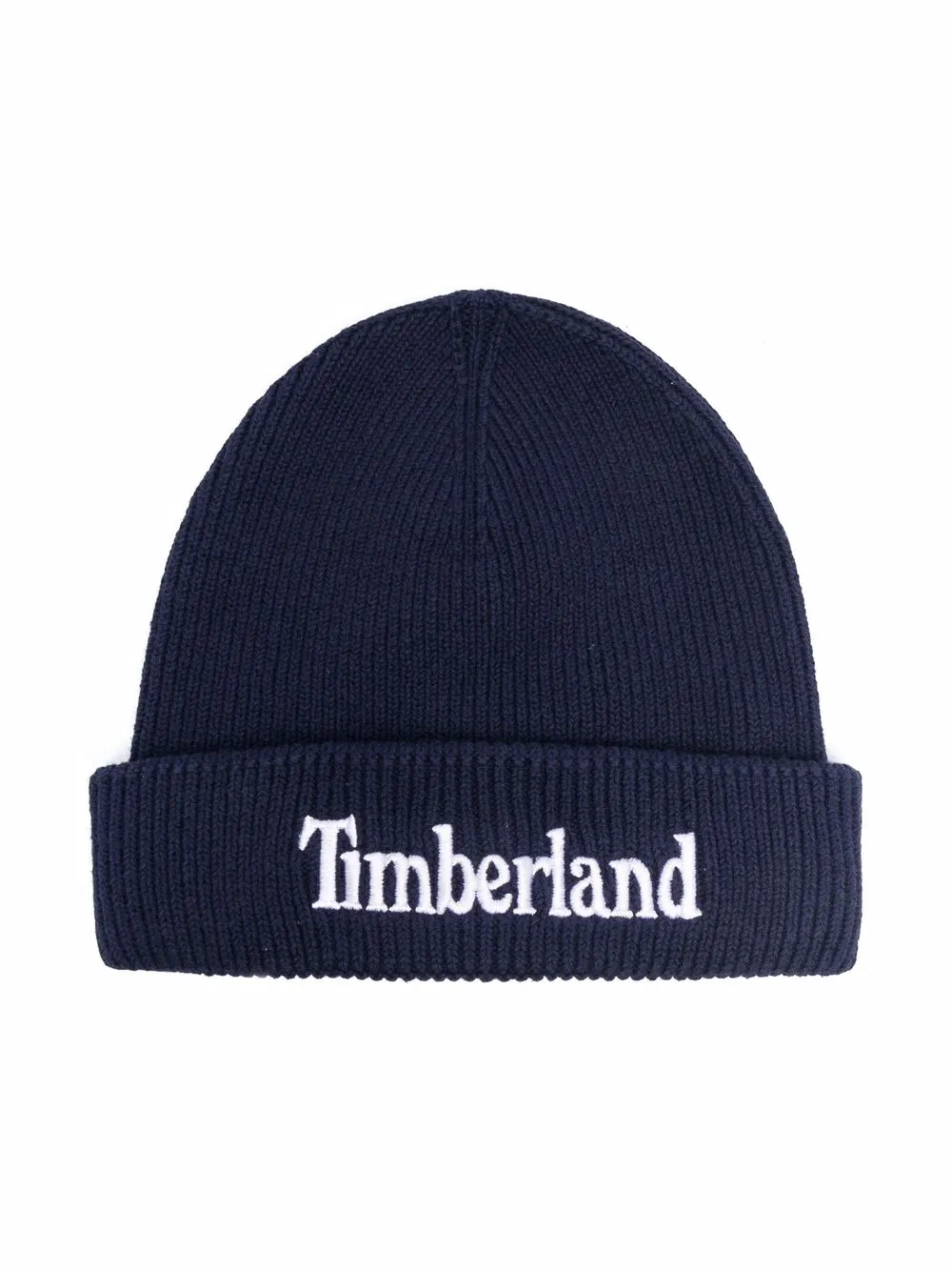 

Шапка бини с вышитым логотипом Timberland Kids, синий