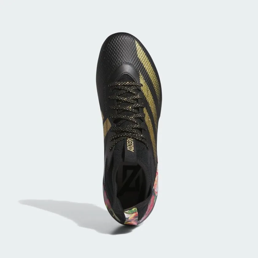 Футбольные бутсы Adidas Adizero Impact для взрослых, унисекс, черный/металлик — фото 4