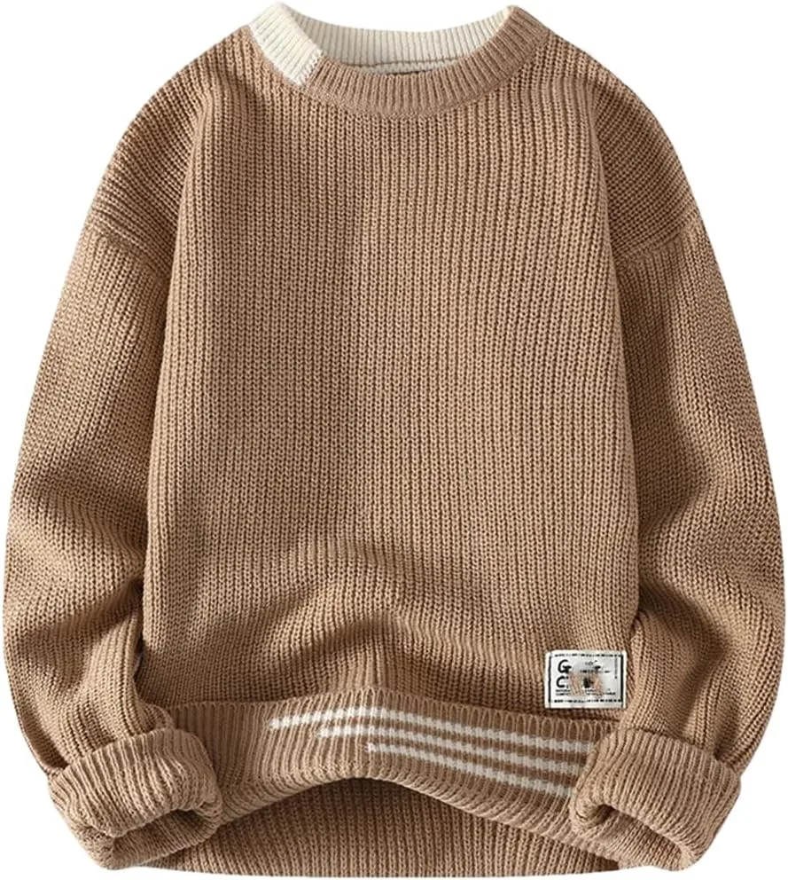 

Мужской свитер Vintage с круглым вырезом Ornrjfll