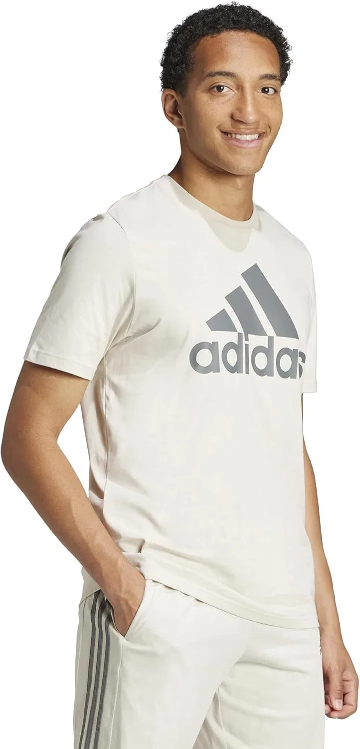 Футболка с 3 полосками adidas, цвет Alumina/Grey