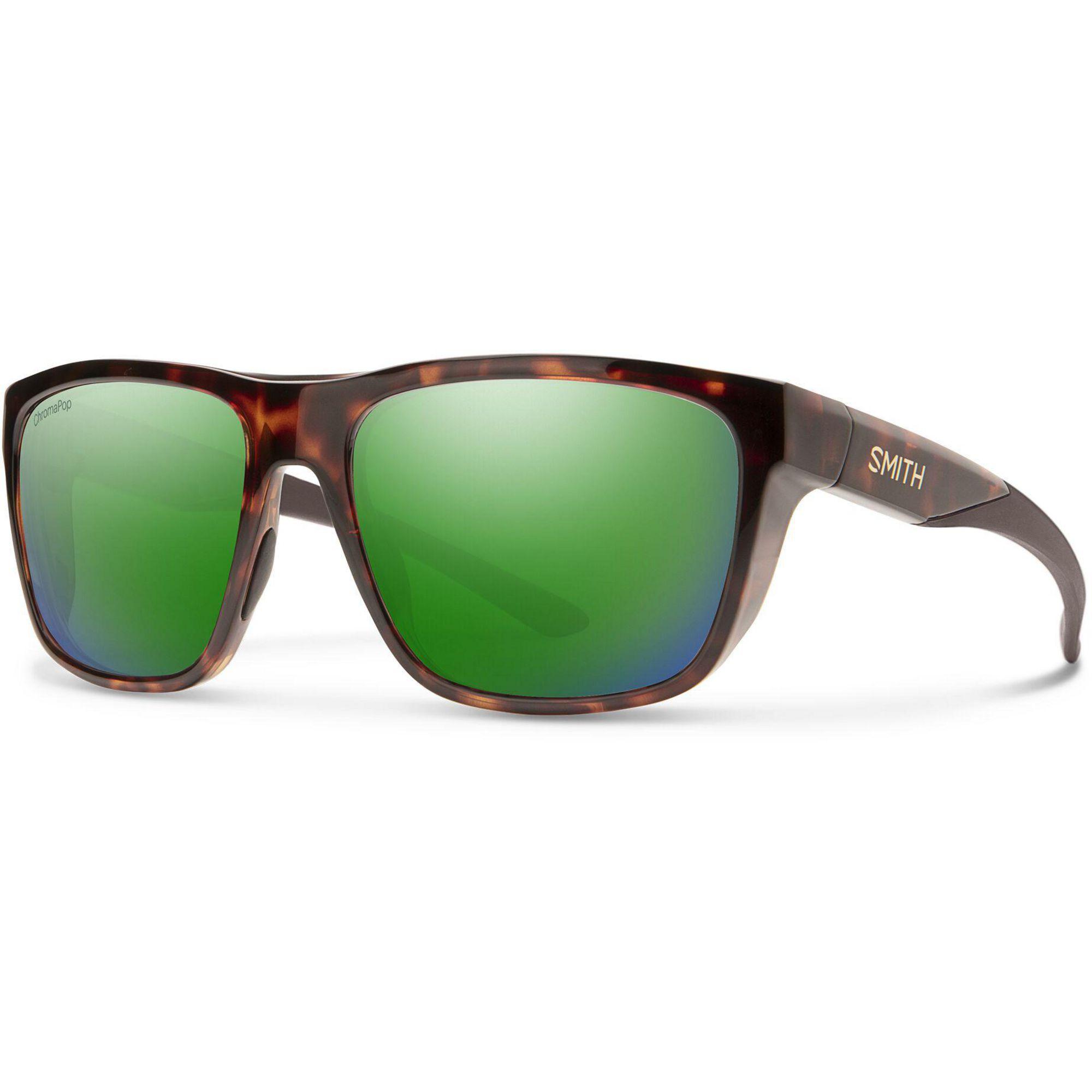 

Мужские солнцезащитные очки Longfin Lifestyle Smith, Tortoise/Chromapop Glass Polarized Green Mirror