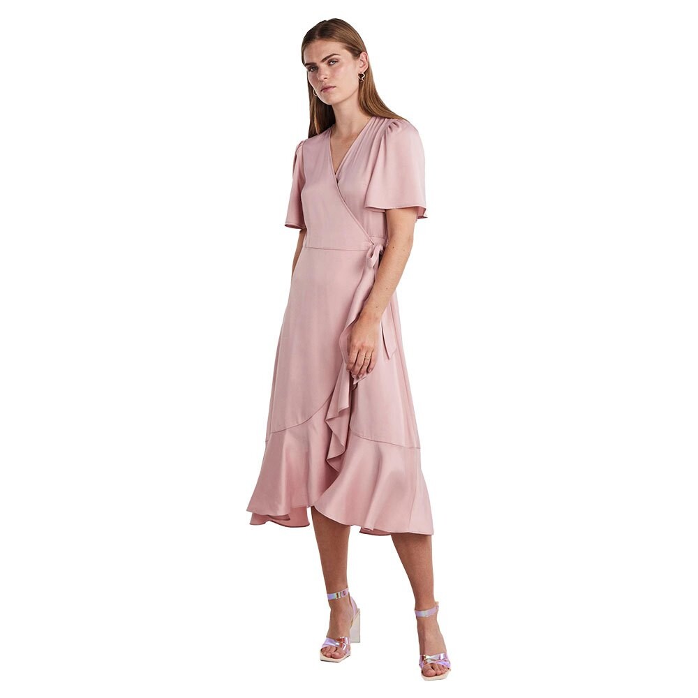 

Платье Yas Thea Short Sleeve Long, розовый