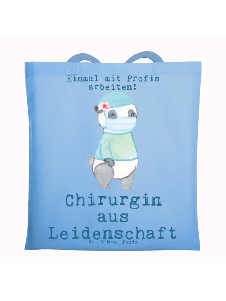 

Сумка для переноски Mr & Mrs Panda Chirurgin Leidenschaft, небесно-синий
