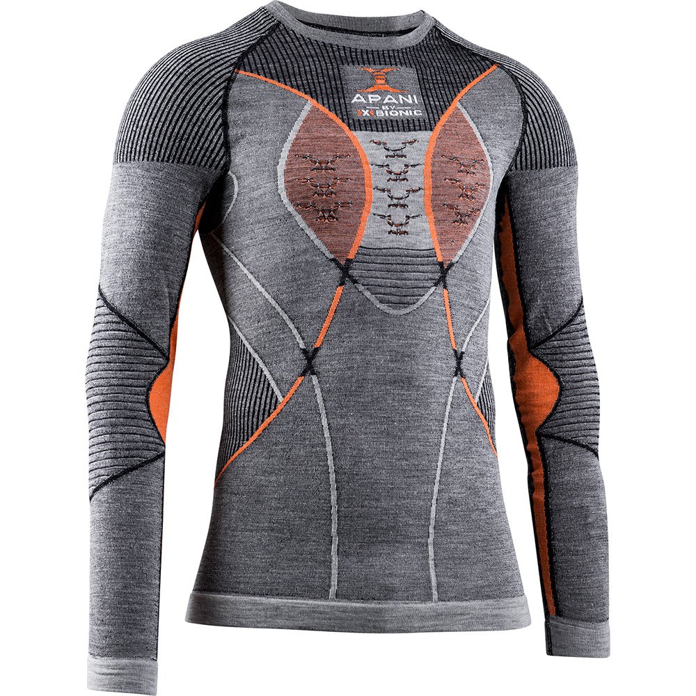 

Базовый слой с длинным рукавом X-BIONIC Apani 4.0 Merino, серый