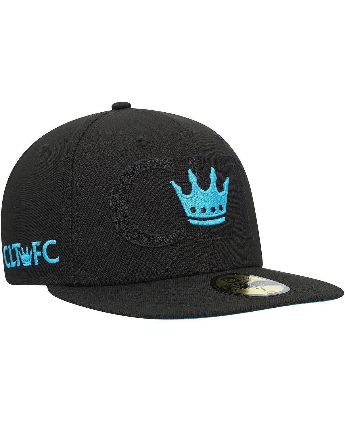 

Мужская черная приталенная кепка Charlotte FC Kick Off 59FIFTY New Era