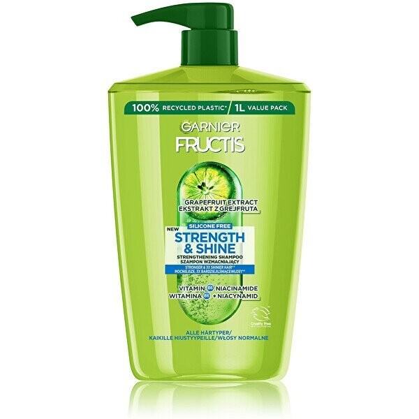 

Garnier, Fructis Strength & Shine, укрепляющий шампунь для волос, 1л