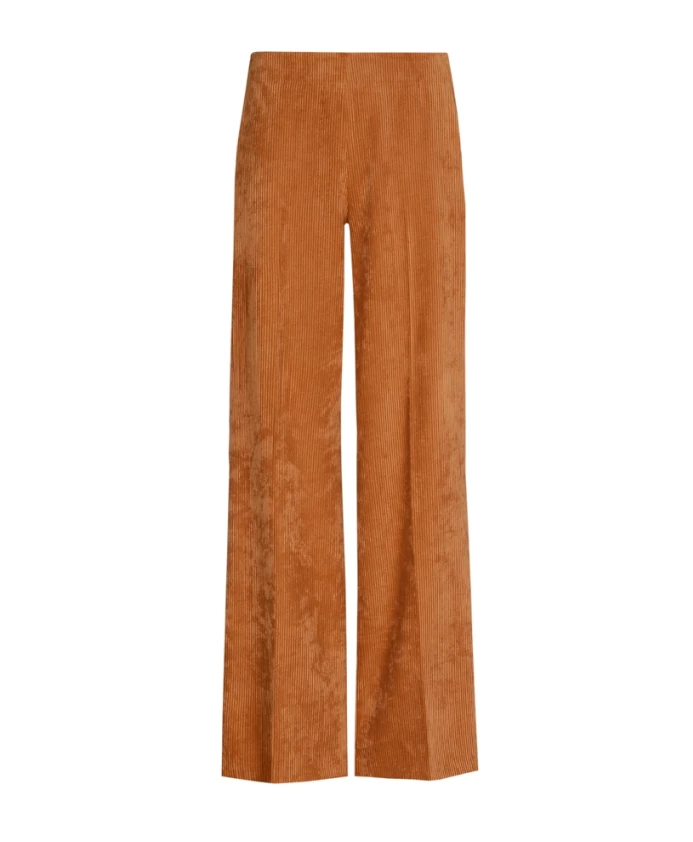 

Вельветовые брюки верблюжьего цвета с эластичным поясом Marie Mãro, коричневый