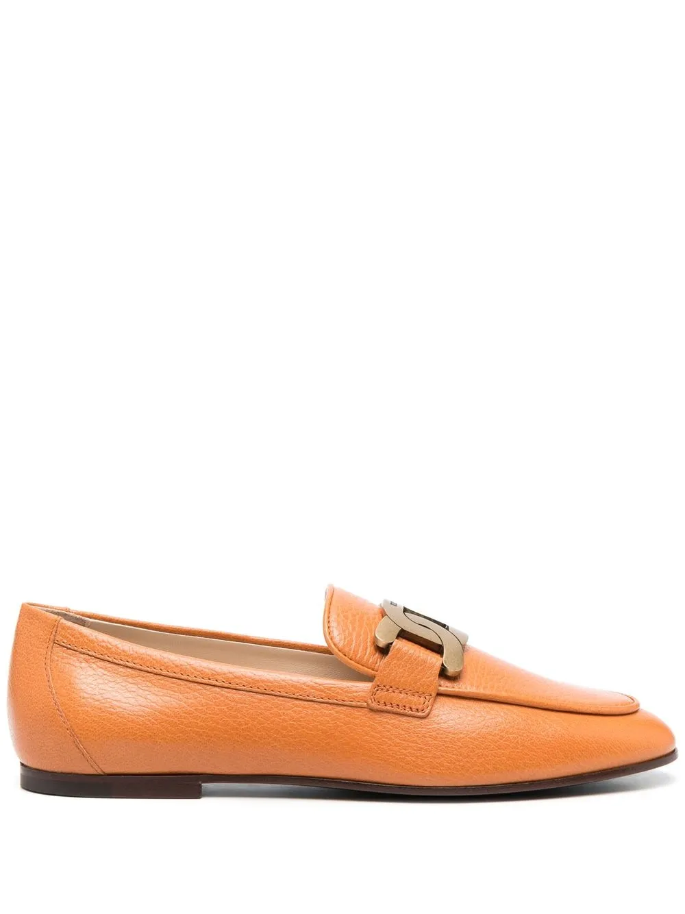 Лоферы Kate с цепочкой TOD'S, оранжевый