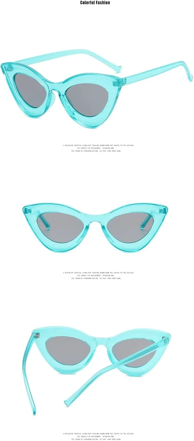 

Модные солнцезащитные очки «Кошачий глаз» в форме треугольника для уличной стрельбы, для мужчин и женщин, для отдыха на природе (Цвет: E, Размер: 1) MTZJH, One Color