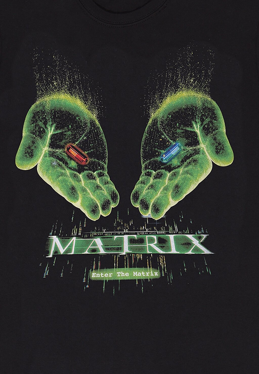 

Футболка с принтом MATRIX HAND PILLS Henry Tiger, черный