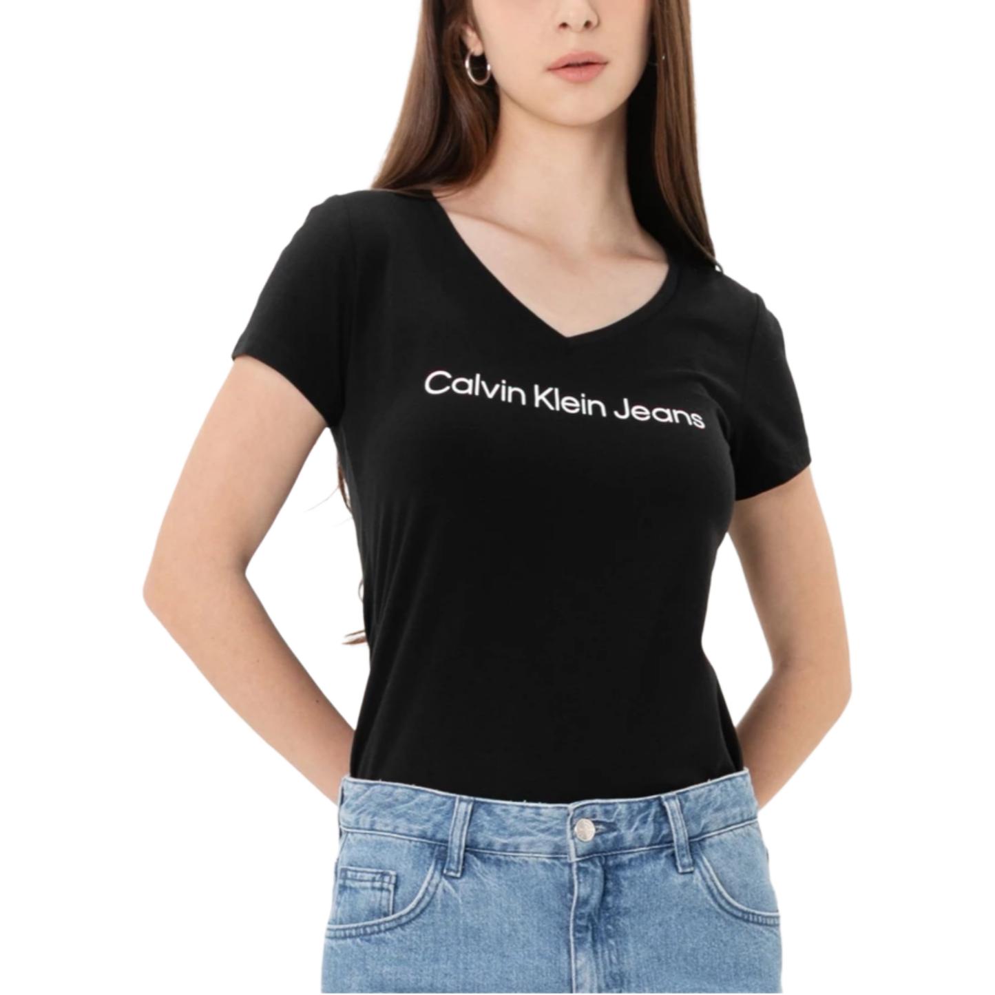 

Обычная футболка женская Calvin Klein, черный