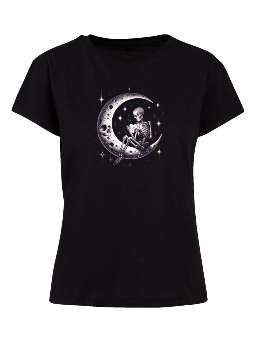 

Футболка F4NT4STIC Gothic Valentinstag Skelett Mond, Black