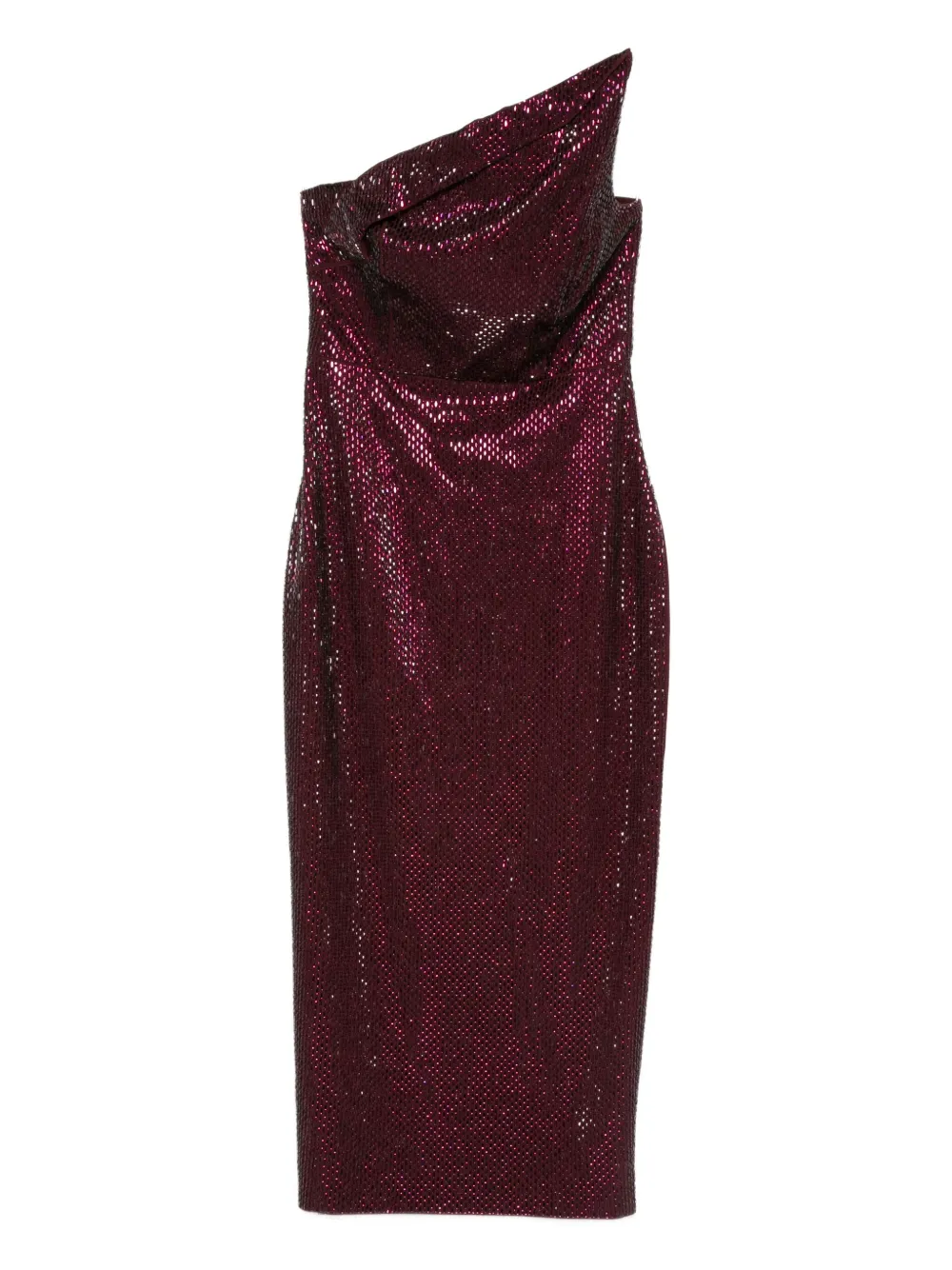 

Платье на одно плечо с пайетками Roland Mouret, красный