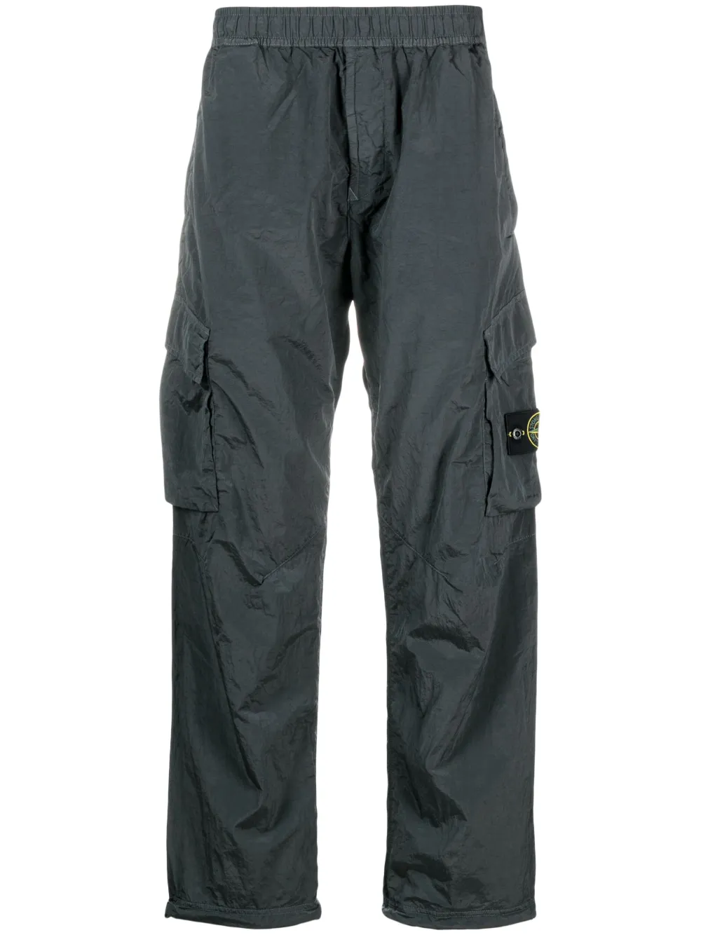 Брюки карго с логотипом Compass Stone Island, серый