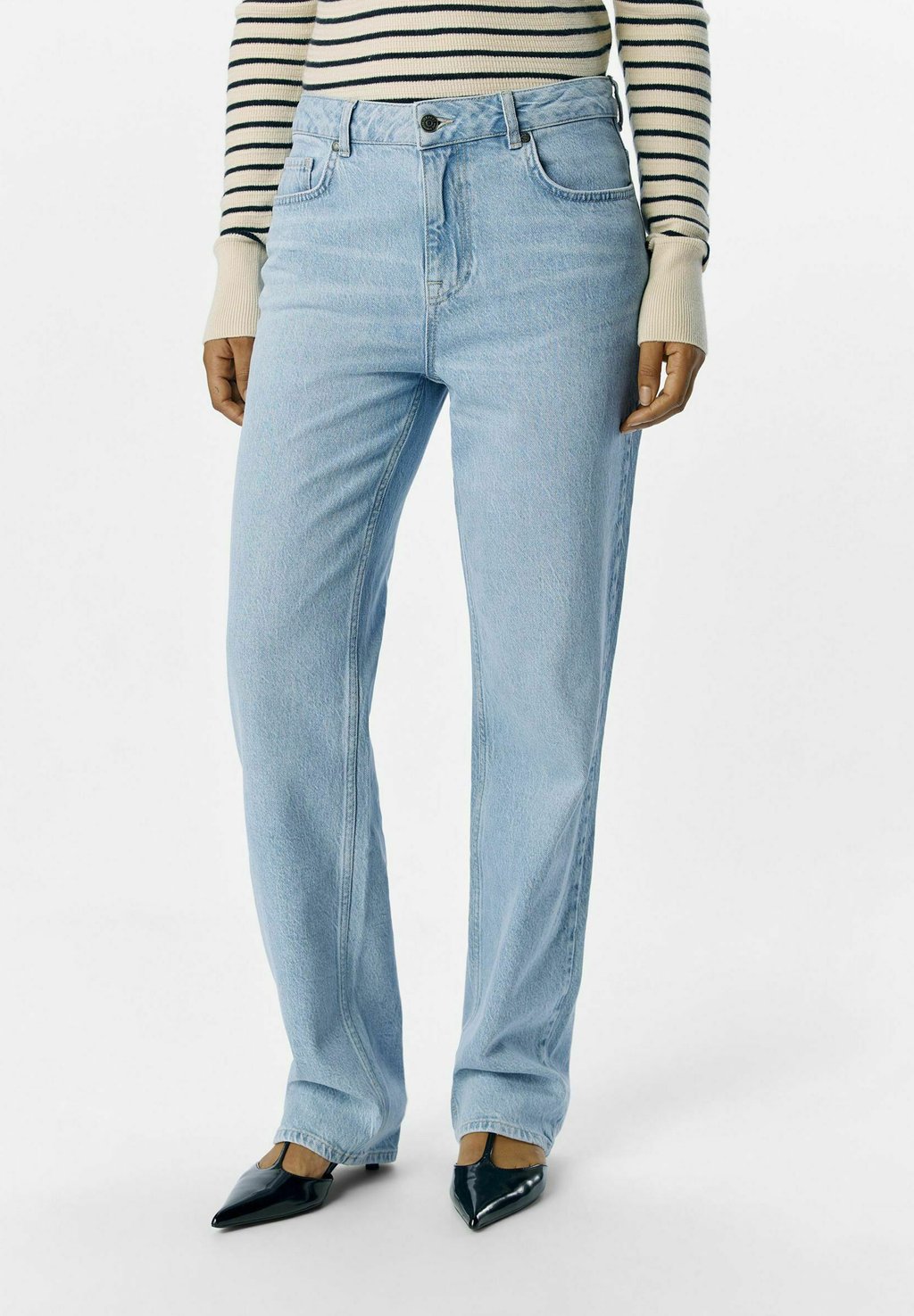 

Джинсы прямого кроя OBJSAVA Object, цвет Light Blue Denim
