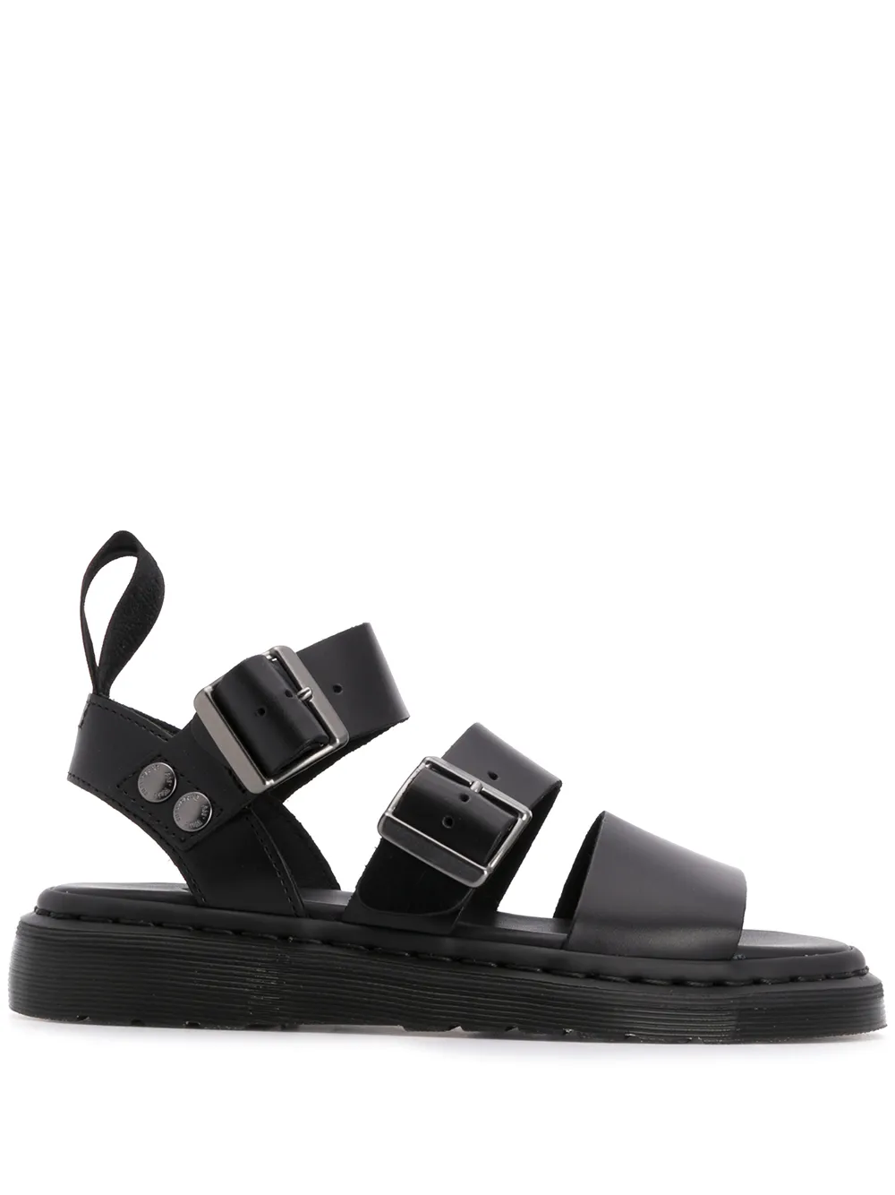 

Сандалии Gryphon с ремешками Dr. Martens, черный
