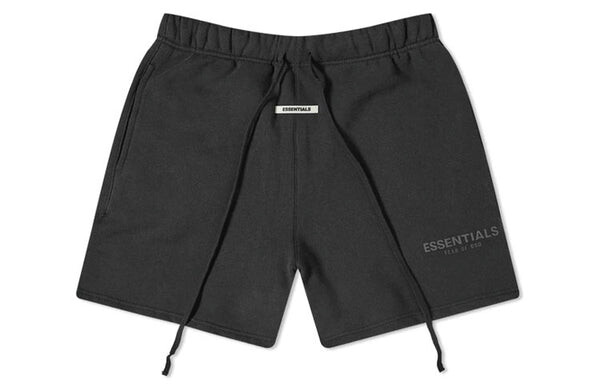 Шорты ss20 fleece shorts dark slate stretch limo black Fear Of God Essentials, черный — фото 2