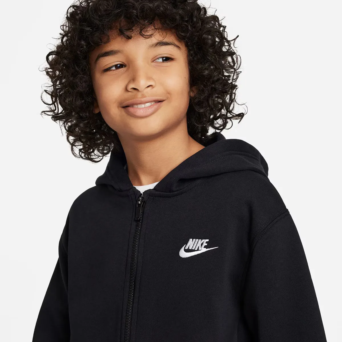 Детский спортивный костюм Nike Sportswear Club Fleece, черный — фото 4