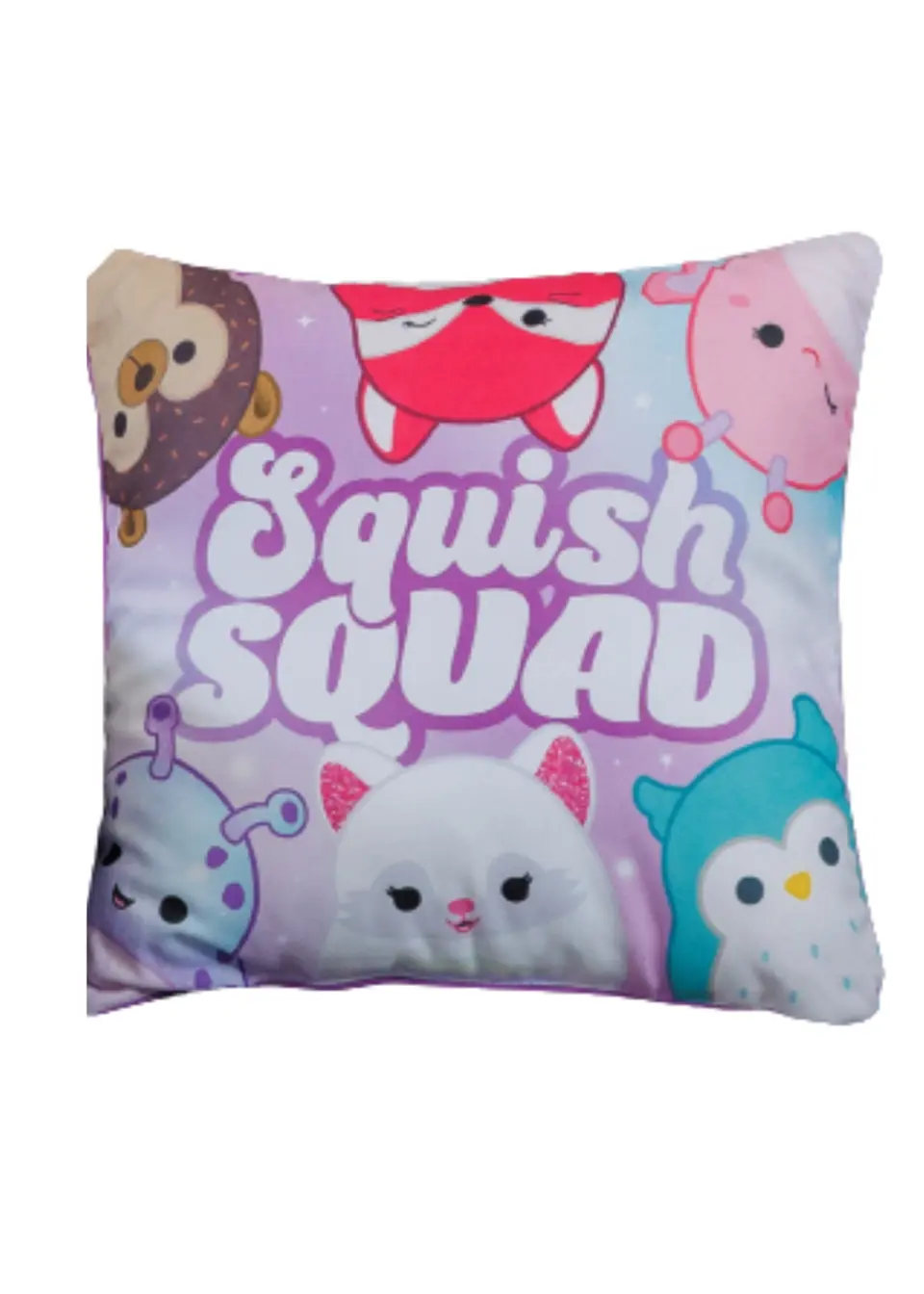 

Яркая квадратная подушка Squishmallows (40 x 40 см)