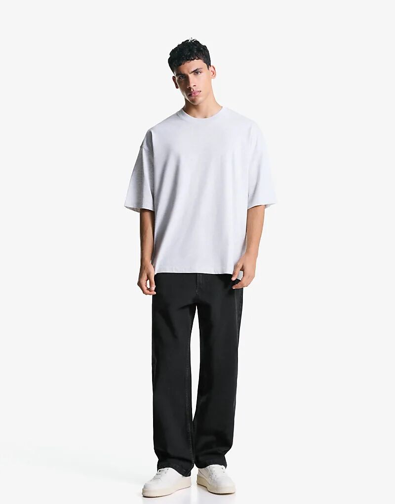 

Джинсы Bershka Baggy черного цвета