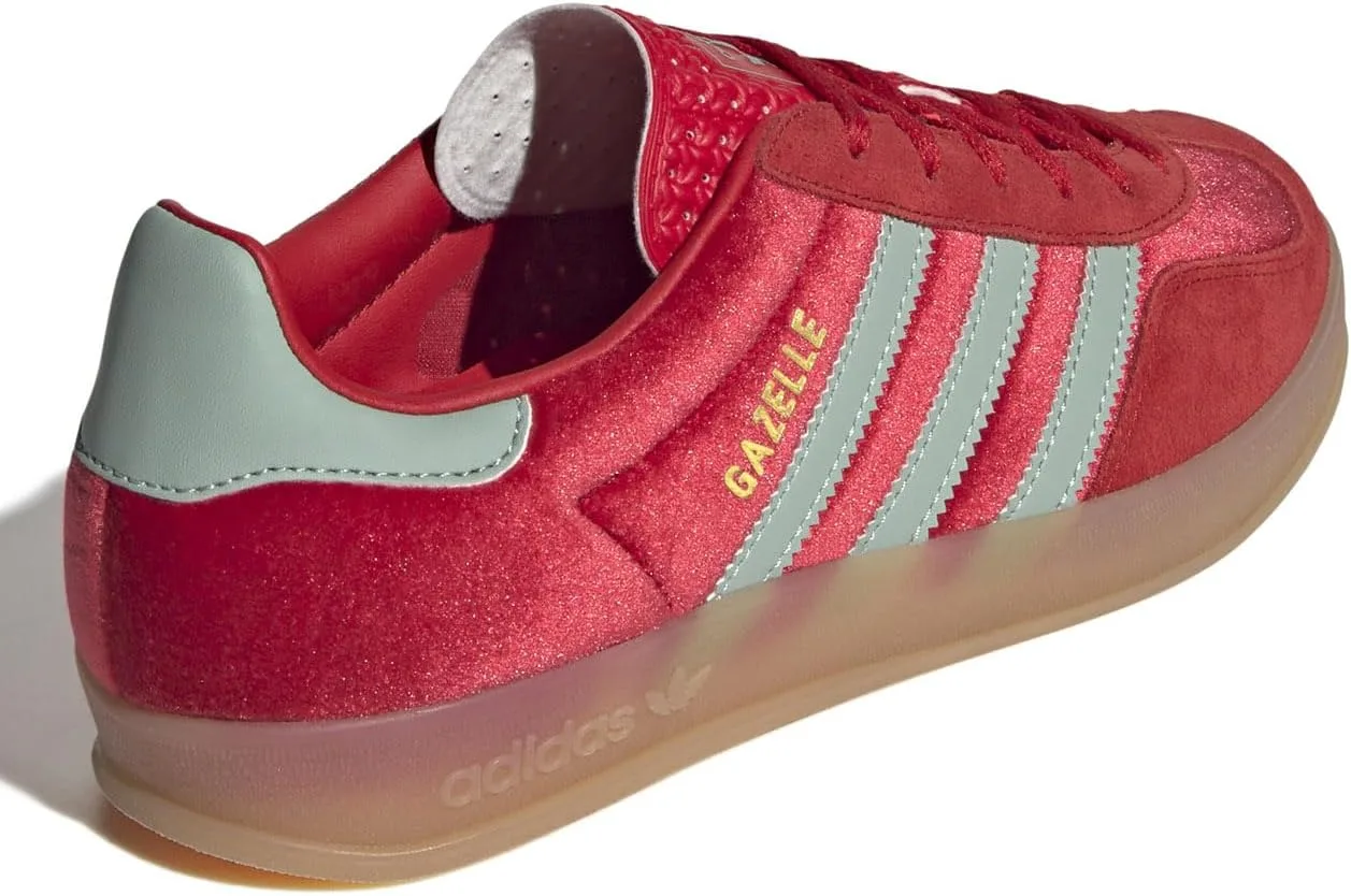 Мужские кроссовки Adidas Gazelle для дома, красный — фото 4