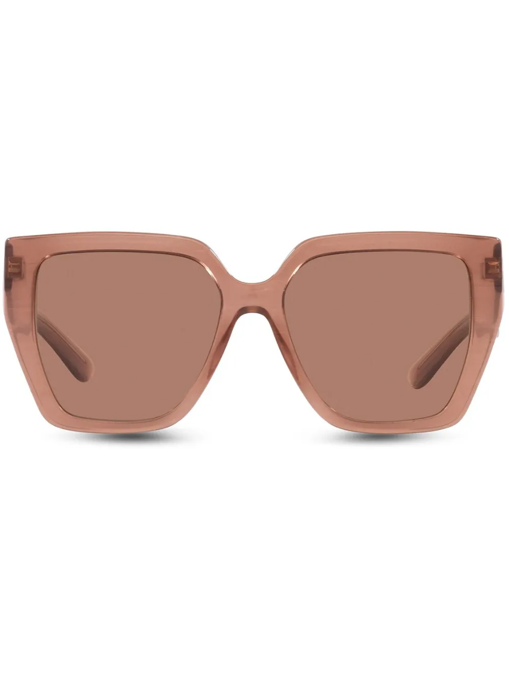 

Солнцезащитные очки в прозрачной оправе Dolce & Gabbana Eyewear, коричневый