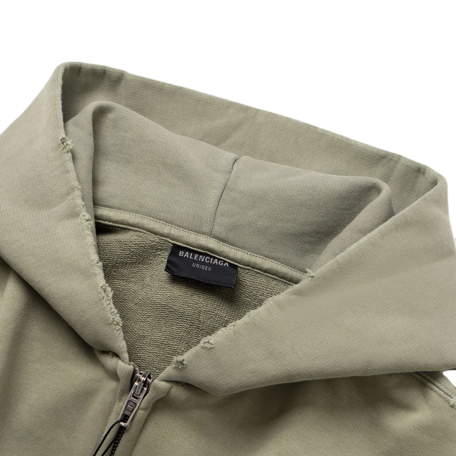 Свитшот SS25 regular fit женский Army Green Balenciaga — фото 4