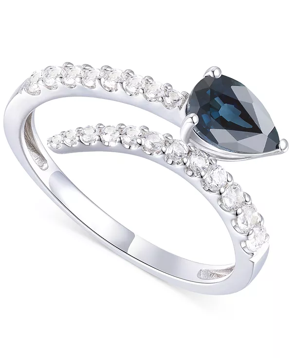 

Кольцо с изумрудом (5/8 карата) и бриллиантом (1/3 карата) из 14-каратного желтого золота (также доступно с рубинами и сапфирами) Macy'S, sapphire