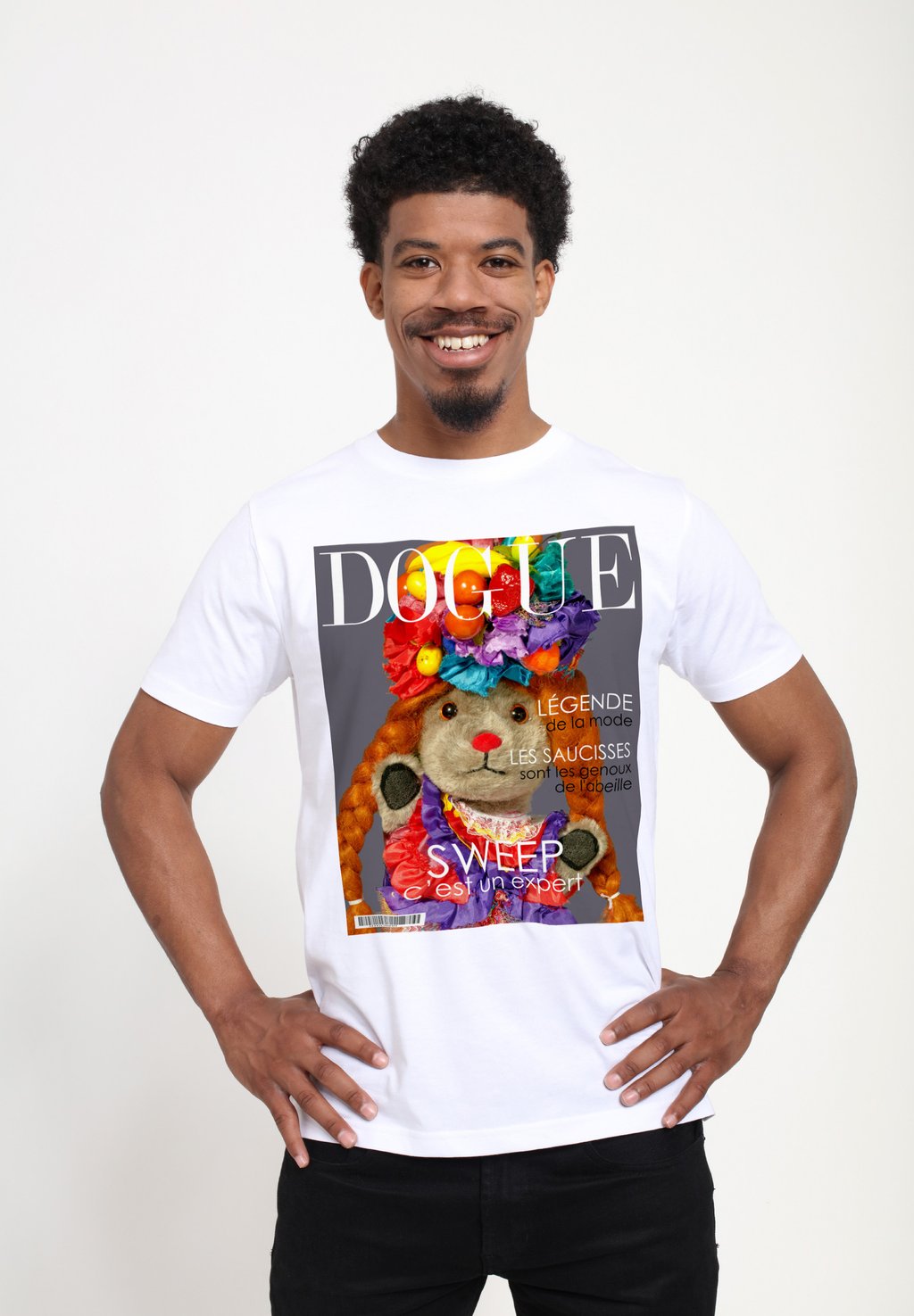 

Футболка с принтом SOOTY SWEEP DOGUE Henry Tiger, белый