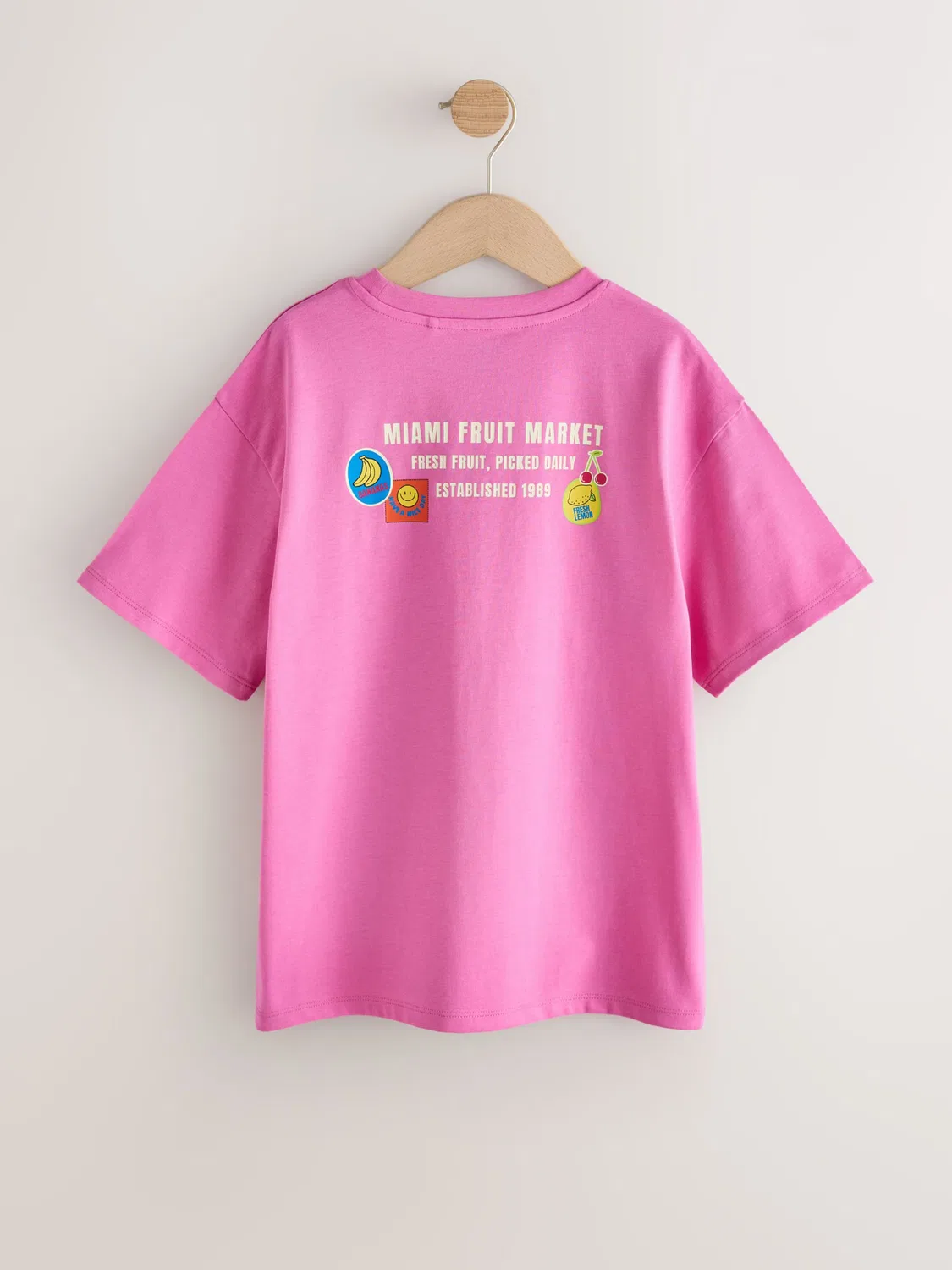Футболка Next, Sky Blue/Pink/White — фото 2