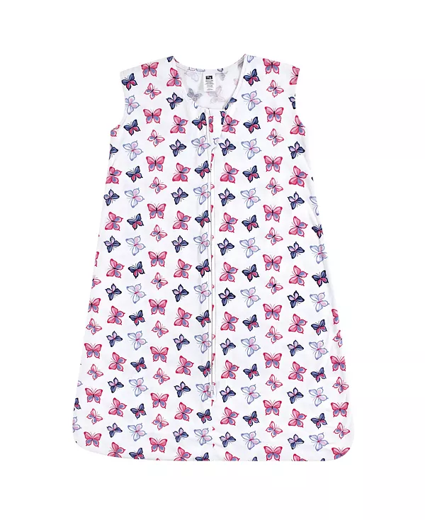 

Хлопковый спальный мешок без рукавов для младенцев девочек, мешок, одеяло Hudson Baby, butterflies