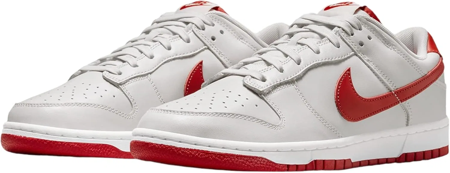 Кроссовки мужские Nike Dunk Low, цвет Vasto Grey/Varsity Red/White — фото 3