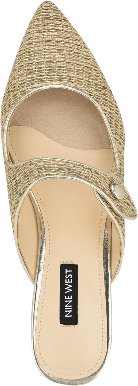 Туфли на плоской подошве Nine West Barbra, цвет Light Natural Multi — фото 2