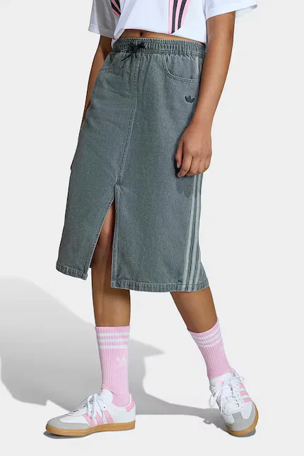 Юбка джинсовая Adidas Originals, серый