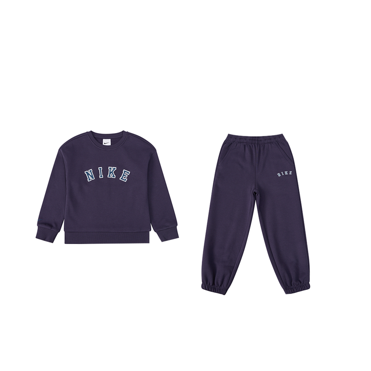 

Детский спортивный комплект Casual Sportswear 2 Piece Set Nike, темно-фиолетовый
