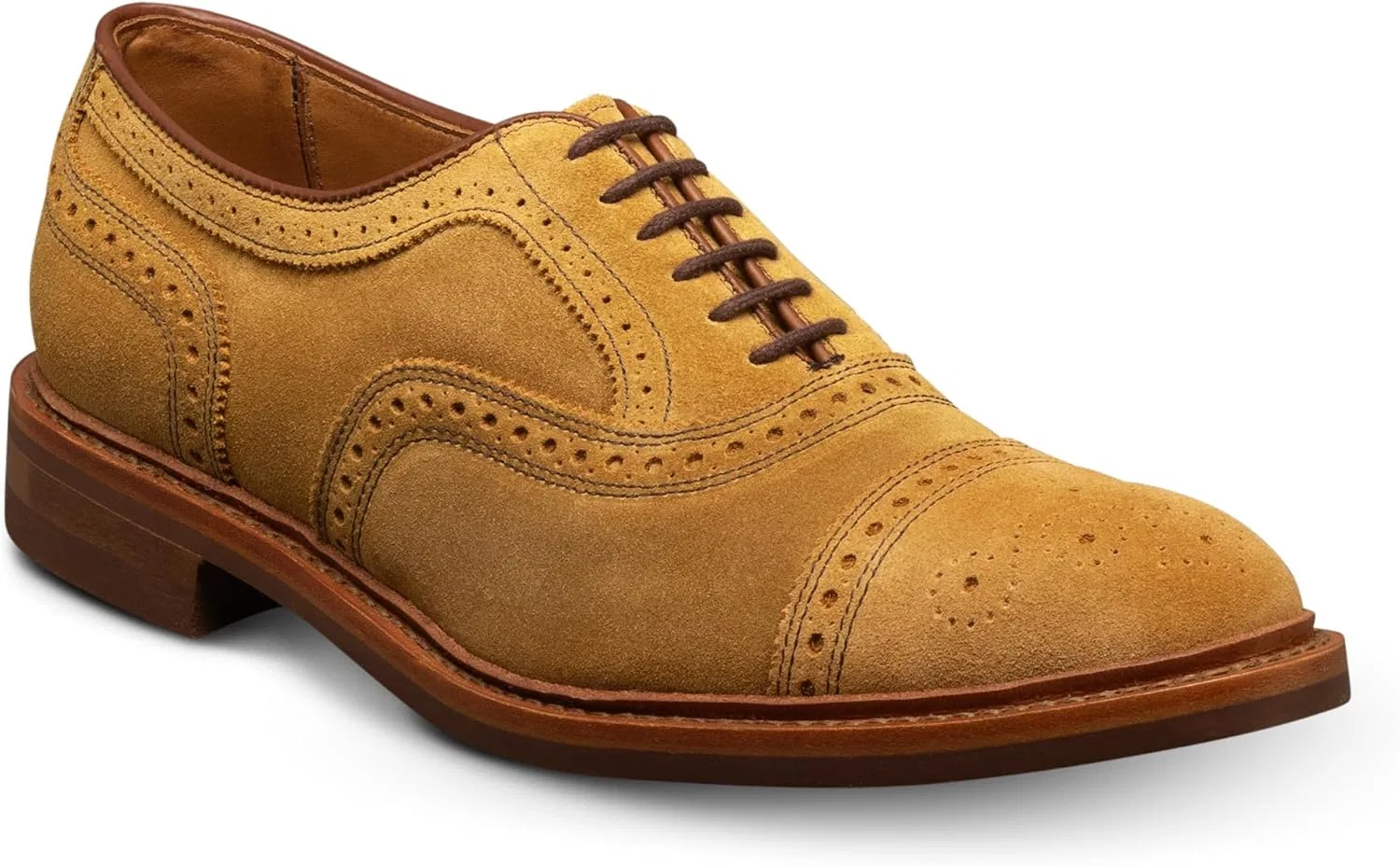Оксфорды из замши, Allen Edmonds, пшеничный