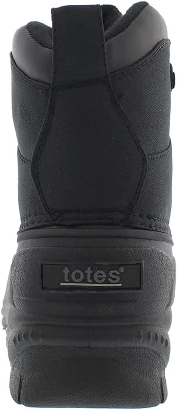 

Мужские водонепроницаемые зимние ботинки Totes Mike, черный