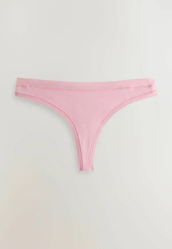 Трусы-стринги 3 шт Next, green pink cream, зеленый розовый кремовый — фото 3