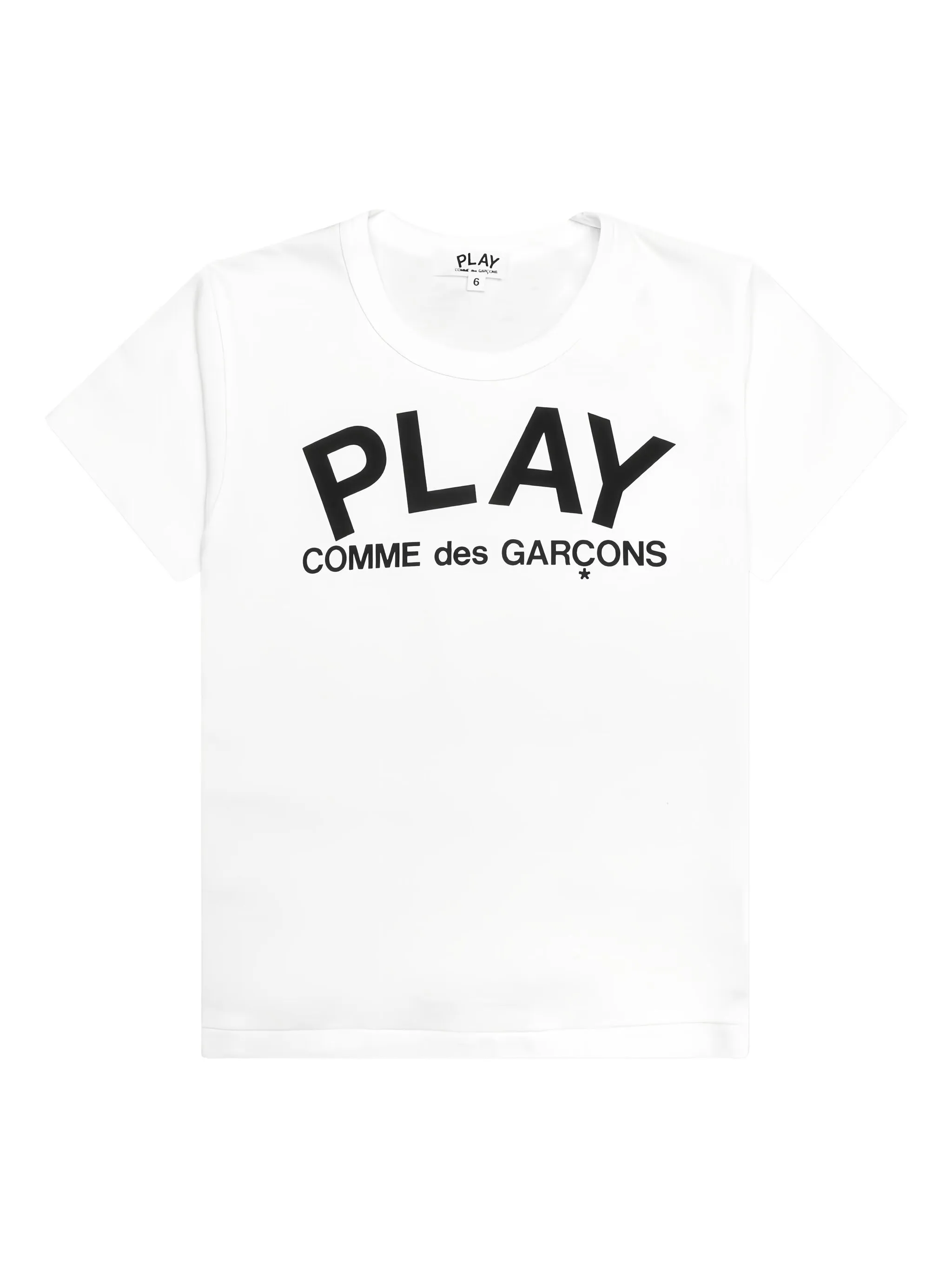 

Футболка с логотипом Comme Des Garçons Play Kids, белый